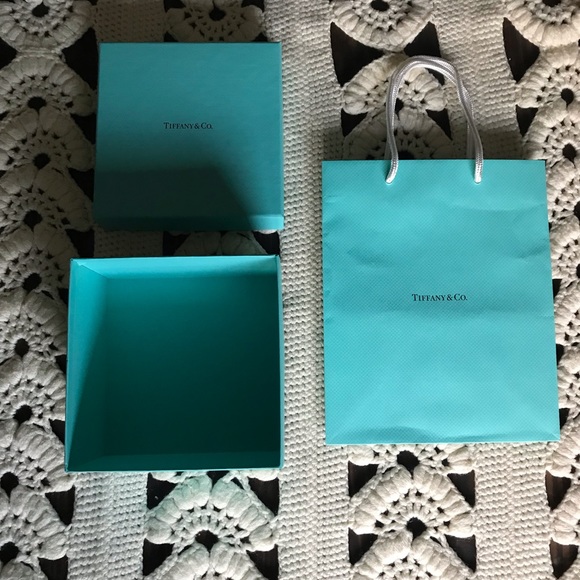 Tiffany & Co. Empty Cube Box & Matching Bag Bundle - Picture 7 of 13